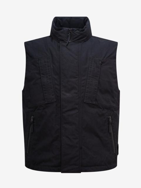 Stone Island Black Ghost Piece O Ventile Down Gilet REVERSIBLE