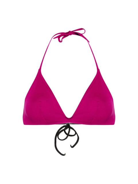 Eres Cubisme Triangle Bikini Top Reversible