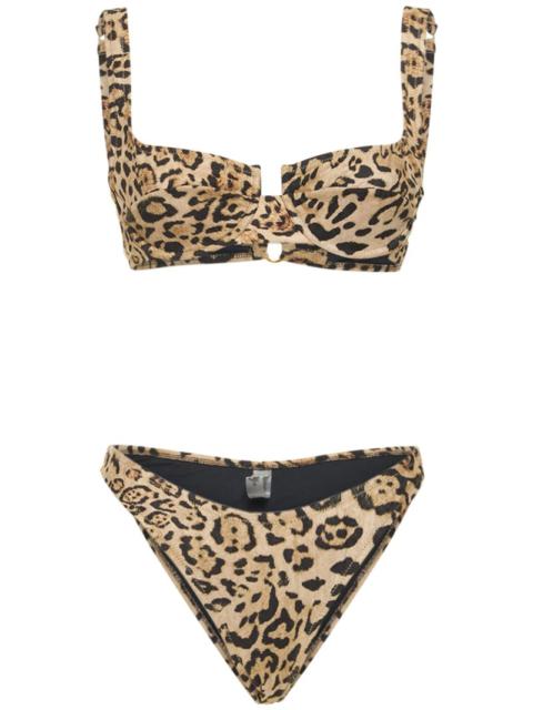 Reina Olga Brigitte Underwired Printed Bikini REVERSIBLE