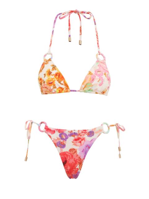 Zimmermann RAIE RING TIE BIKINI REVERSIBLE