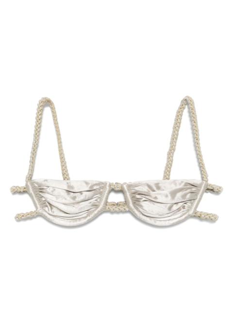 Isa Boulder Double Chain Bikini Top Reversible