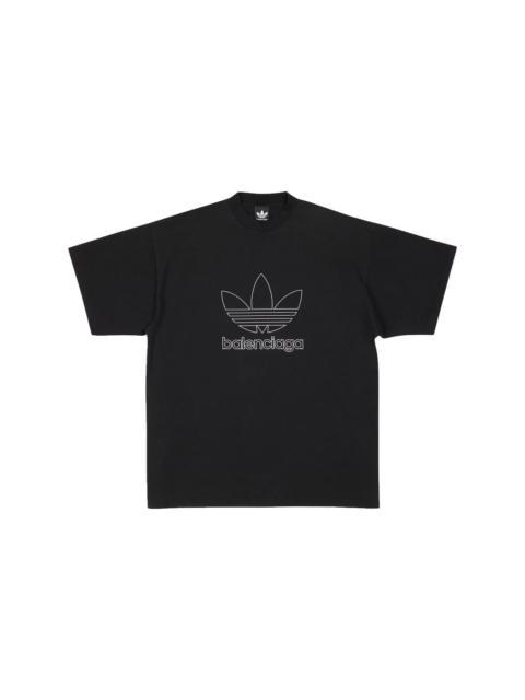 BALENCIAGA X Adidas Trefoil Print T Shirt REVERSIBLE