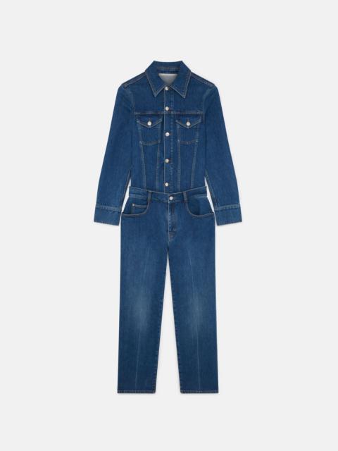 Vintage Wash Denim Jumpsuit