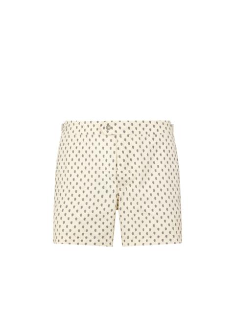 PAISLEY PRINT NYLON SWIM SHORT