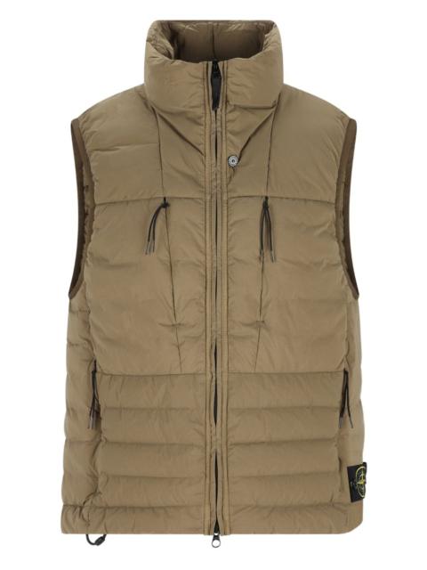 zip padded gilet