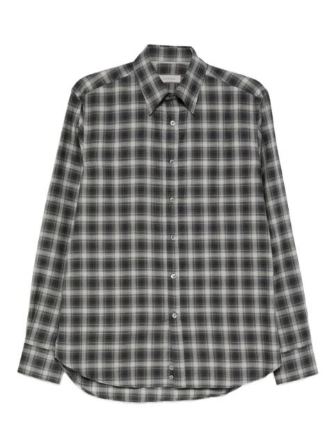 checked cotton shirt