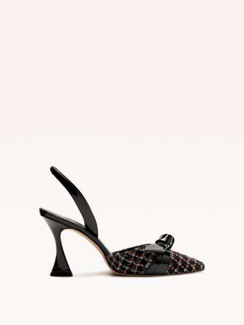 CLARITA BELL SLINGBACK 85 TWEED MULTICOLOR