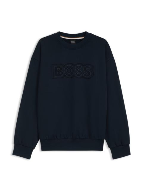 COTTON-TERRY SWEATSHIRT WITH LOGO ARTWORK