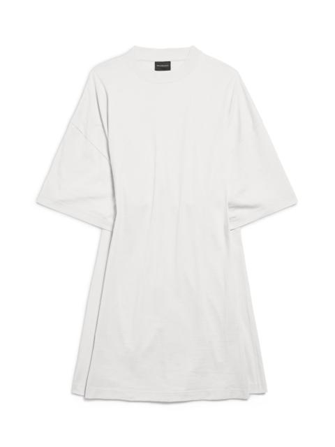 Women's Semi Fitted Dress in Dirty White