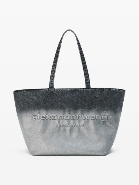 Punch Tote Coated Denim Large