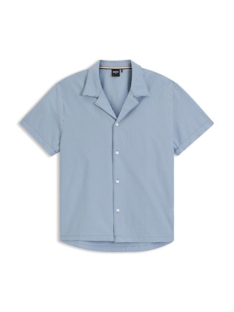 REGULAR-FIT SHIRT IN SOFT SEERSUCKER