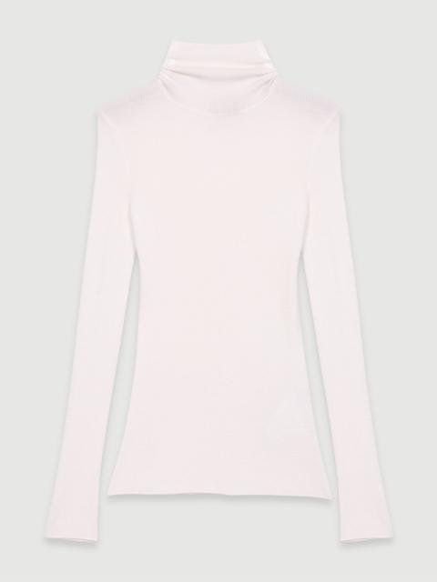 Wool and silk jumper