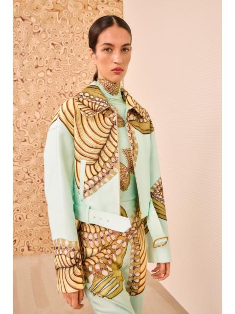 Signal Cropped Belted Jacket