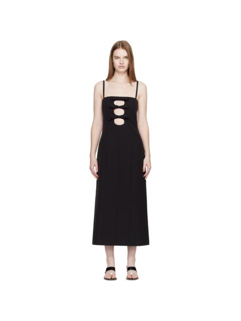 Black Sen Midi Dress