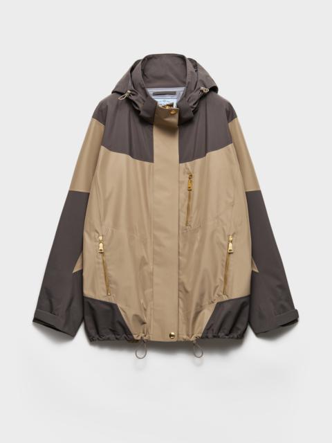 Technical fabric blouson jacket