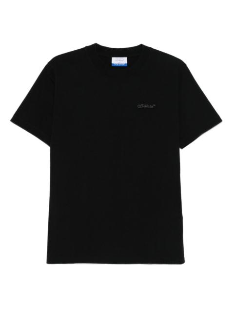 logo-embroidered cotton T-shirt