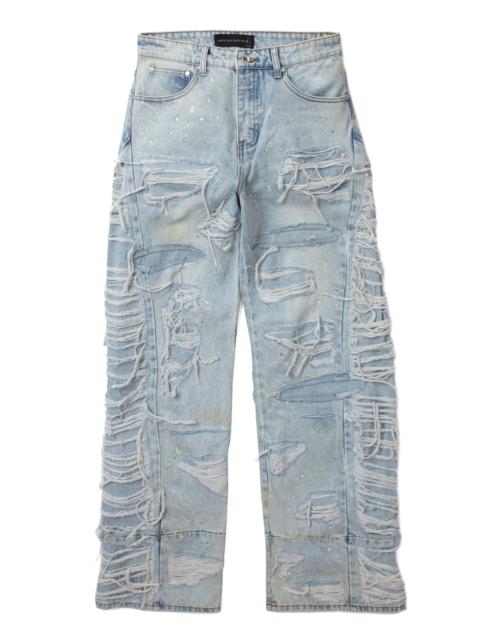 ULTRA FLARE DISTRESSED DENIM