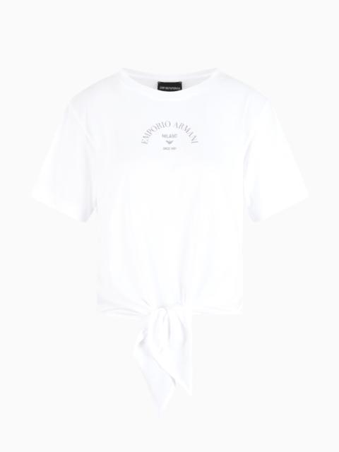 LIGHTWEIGHT JERSEY T-SHIRT WITH KNOT