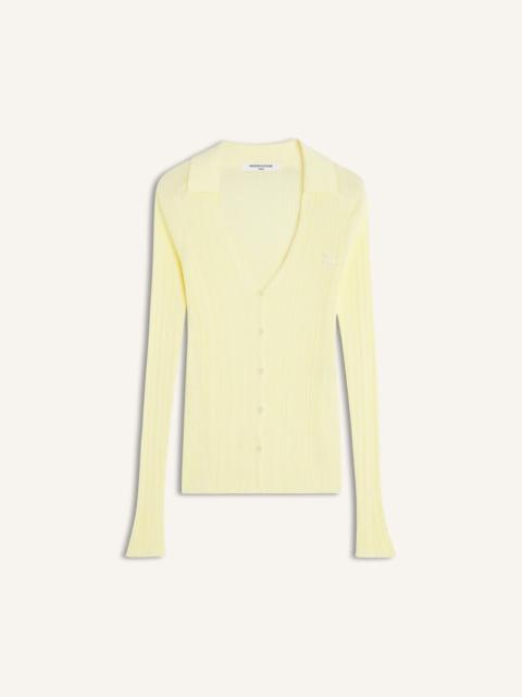 BABY FOX FINE RIB CARDIGAN