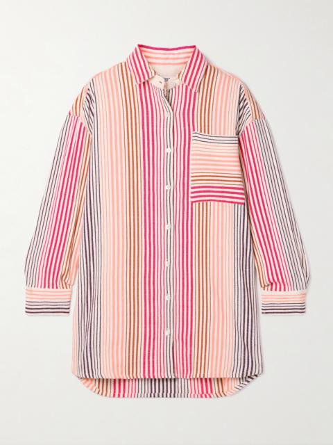 Mariam Striped Cotton-blend Shirt