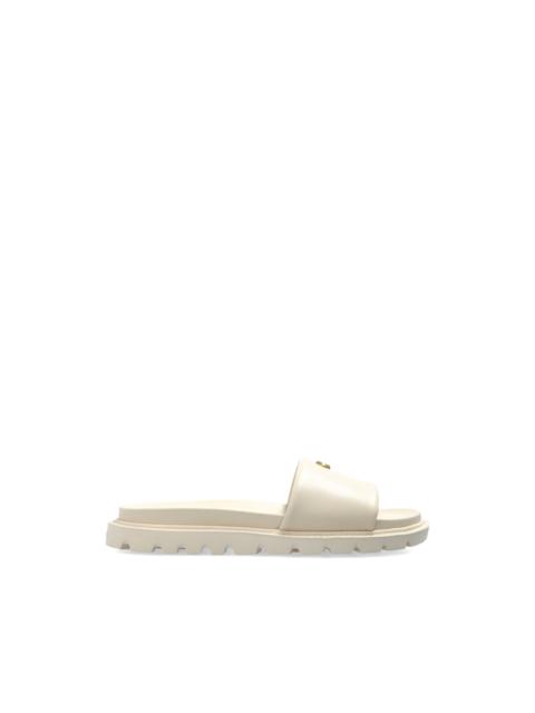 Brynn logo detail sandals