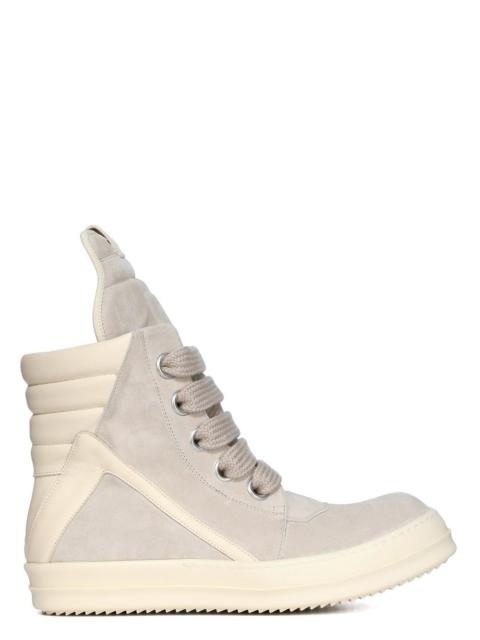 Gray & Off-White Hollywood Jumbolace Geobasket Sneakers