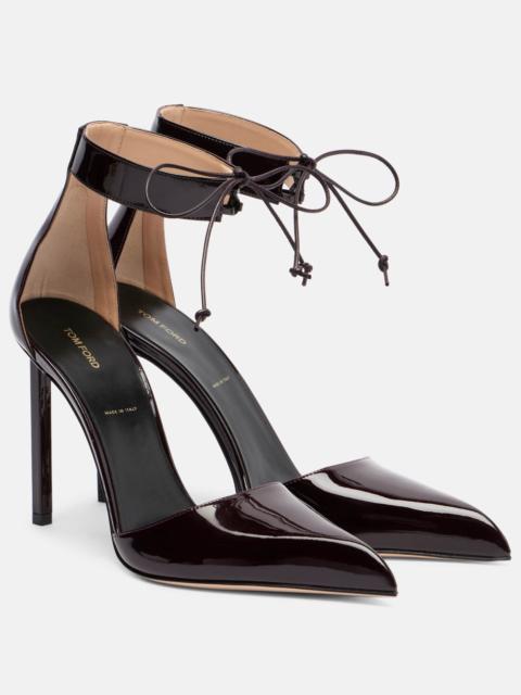 Patent leather pumps