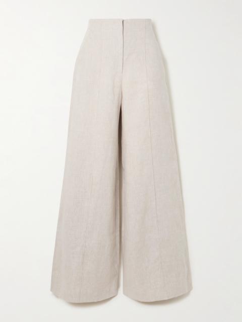 Encontrarte Linen Wide-leg Pants