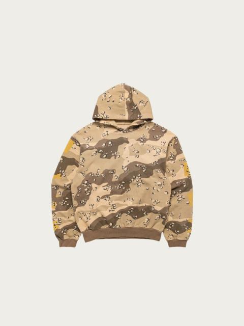 SWT Knit PECKISH CHOCO-CHIP Camo Hoodie - Beige