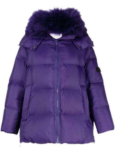 hooded padded jacket