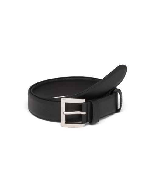 Saffiano Leather Belt