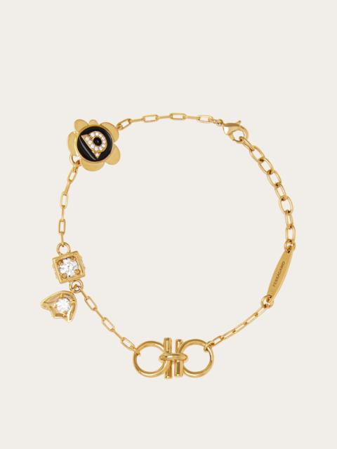 Gancini charm bracelet