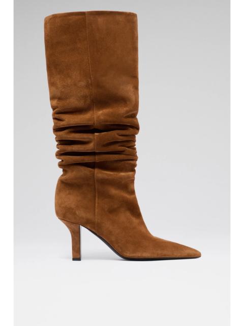 CHRISTINE SLOUCH BOOT 80 COGNAC CROSTA