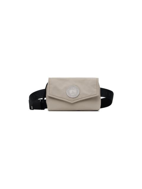 Gray Mini Waist Pack Belt Bag