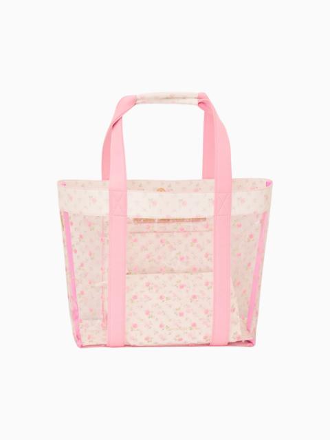 Marjorie Ditsy Floral PVC Tote