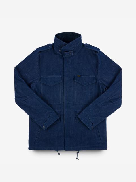 16OZ NATURAL INDIGO SELVEDGE DENIM M65 FIELD JACKET