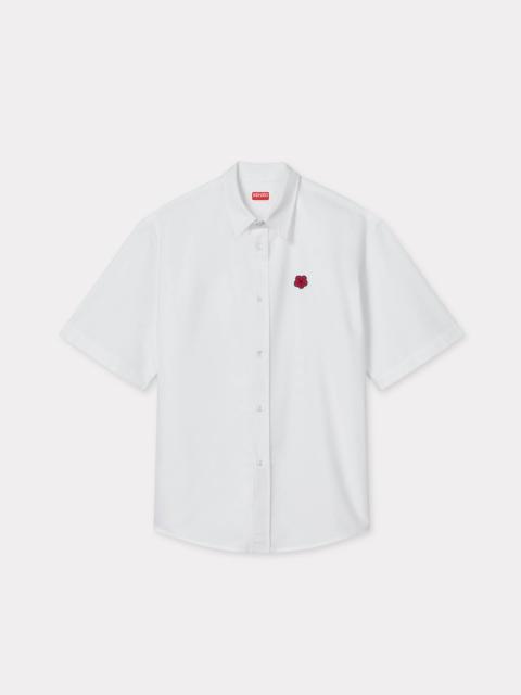 'Boke Flower' embroidered casual shirt