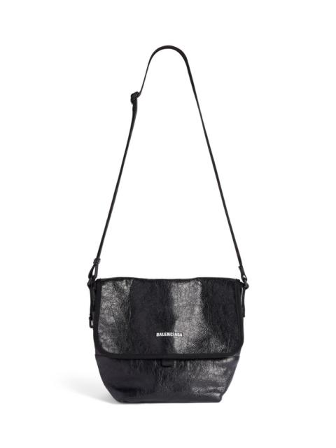 Men's Explorer Small Messenger Bag in Black