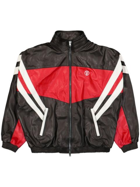 logo-print tracksuit jacket