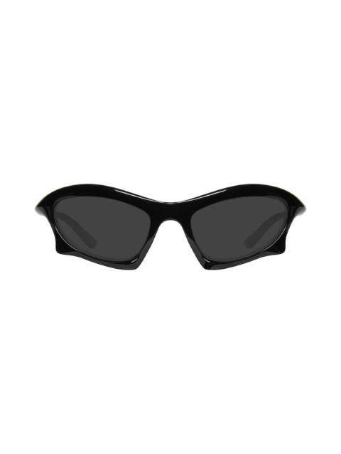 Bat Rectangle Sunglasses in Black