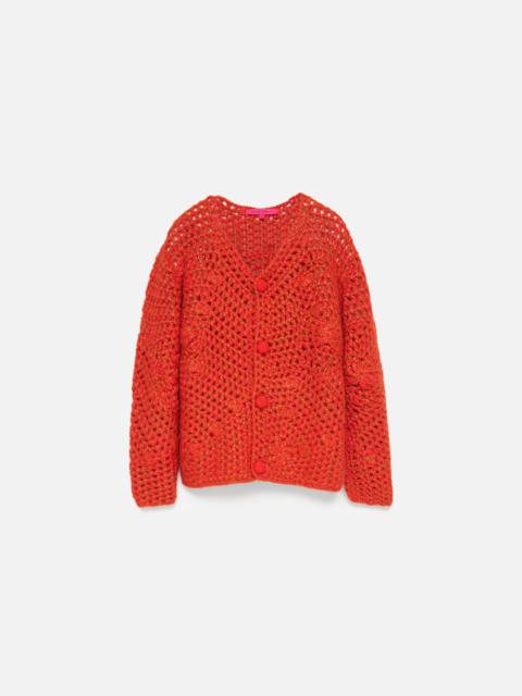 CROCHET WOMEN'S BOXY CARDIGAN