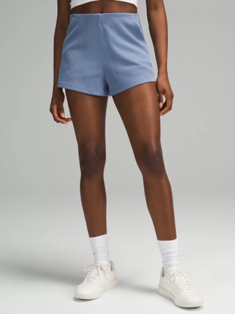 Ribbed Softstreme High-Rise Short 2"