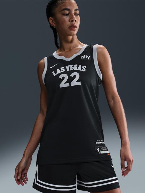 A'ja Wilson Las Vegas Aces 2023 Nike Dri-FIT WNBA Victory Jersey