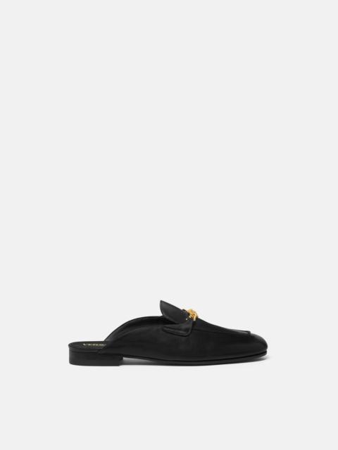 Medusa Leather Slippers