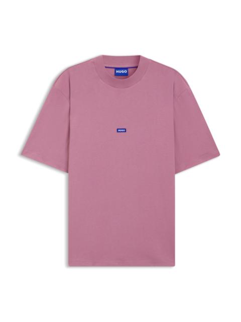 LOGO-PATCH T-SHIRT IN COTTON JERSEY