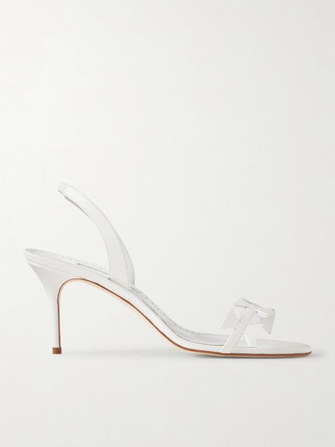 Cigaurasli 70 Leather Slingback Sandals