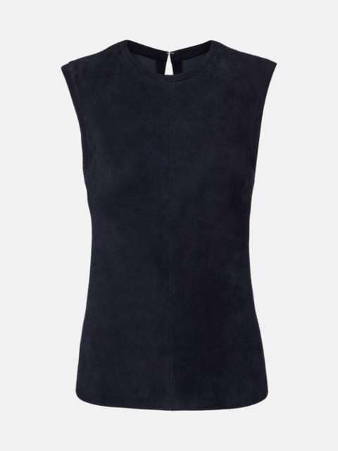 Miuccia suede top