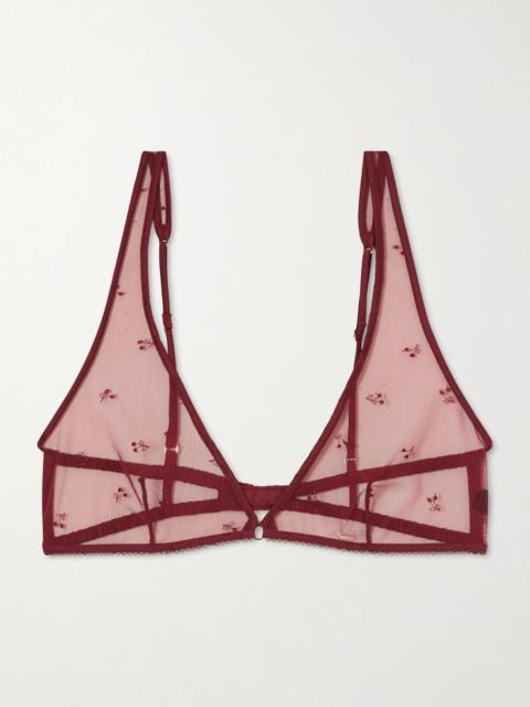 Cerise Lace Bra