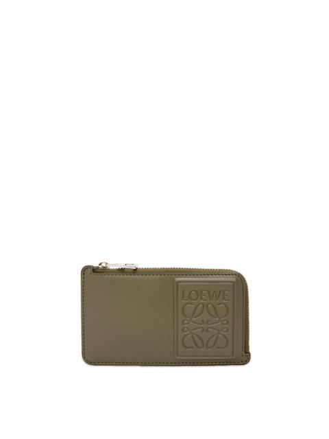 Coin cardholder in satin calfskin