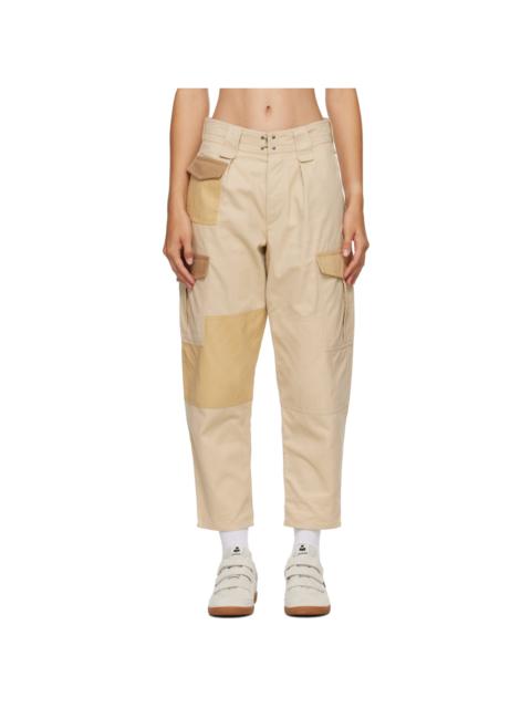 Beige Renzae Cargo Pants